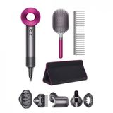 Фен Dyson Supersonic HD07 Fuchsia/Nickel + чохол + гребінці 98-4 фото